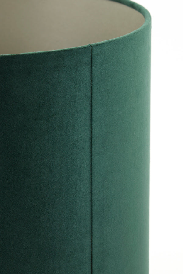 Light & Living Lighting Shade cylinder 25-25-18 cm VELOURS dutch green House of Isabella UK