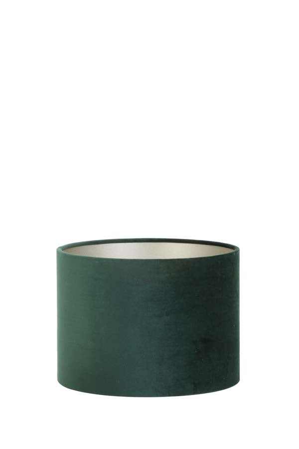 Light & Living Lighting Shade cylinder 25-25-18 cm VELOURS dutch green House of Isabella UK