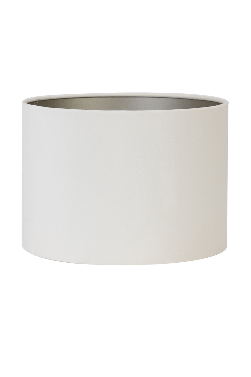 Light & Living Lighting Shade cylinder 25-25-18 cm VELOURS off white House of Isabella UK