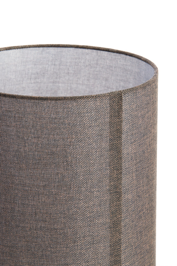 Light & Living Lighting Shade cylinder 25-25-27 cm BRANFO linen dark brown House of Isabella UK