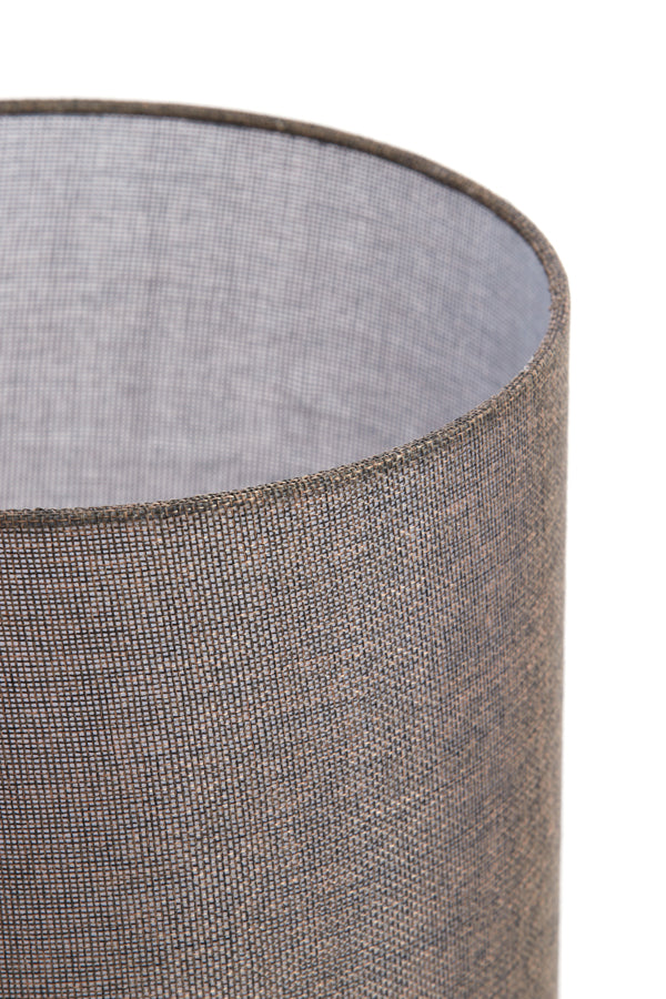 Light & Living Lighting Shade cylinder 25-25-27 cm BRANFO linen dark brown House of Isabella UK