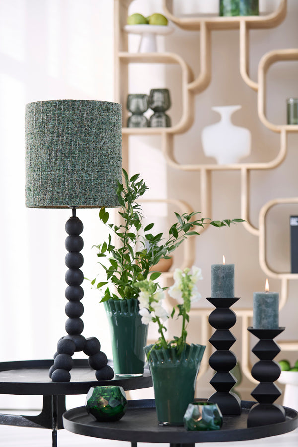 Light & Living Lighting Shade cylinder 25-25-27 cm OSIRE green House of Isabella UK