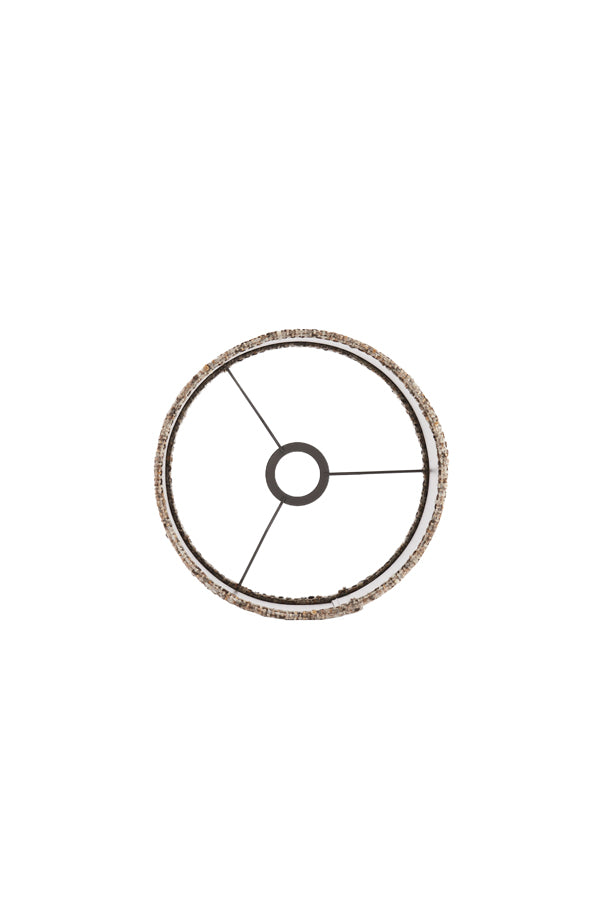 Light & Living Lighting Shade cylinder 25-25-27 cm OSIRE grey-brown House of Isabella UK