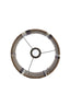Light & Living Lighting Shade cylinder 25-25-36 cm MEDAN brown+cream+dark brown House of Isabella UK