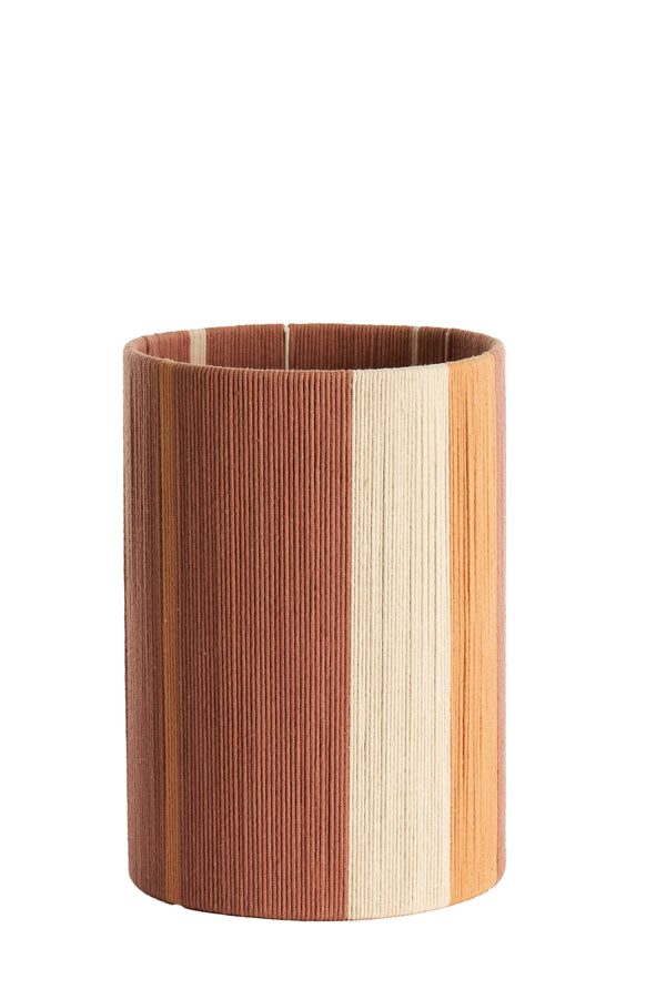 Light & Living Lighting Shade cylinder 25-25-36 cm MEDAN coral+terra+cream House of Isabella UK
