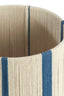 Light & Living Lighting Shade cylinder 25-25-36 cm MEDAN cream+blue House of Isabella UK