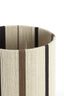 Light & Living Lighting Shade cylinder 25-25-36 cm MEDAN cream+brown+dark brown House of Isabella UK