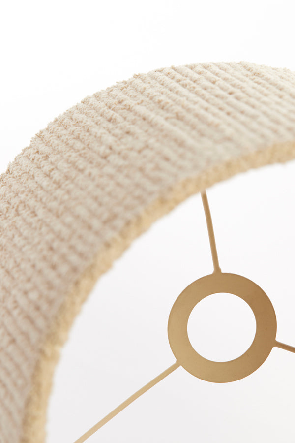 Light & Living Lighting Shade cylinder 25-25-36 cm MEDANA chenille cream House of Isabella UK