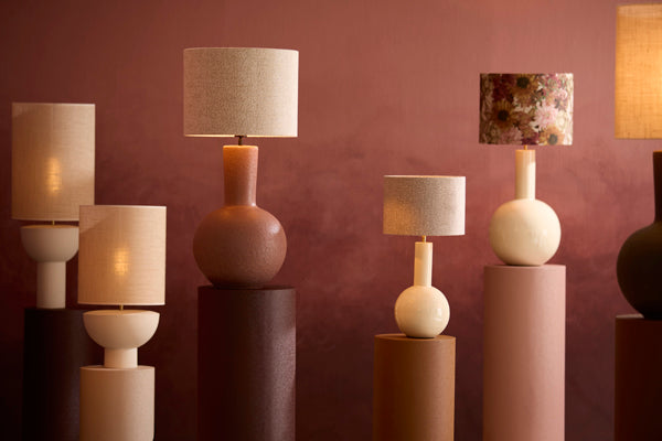 Light & Living Lighting Shade cylinder 30-30-21 cm BRANDY beige House of Isabella UK