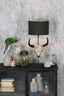 Light & Living Lighting Shade cylinder 30-30-21 cm LIVIGNO anthracite House of Isabella UK