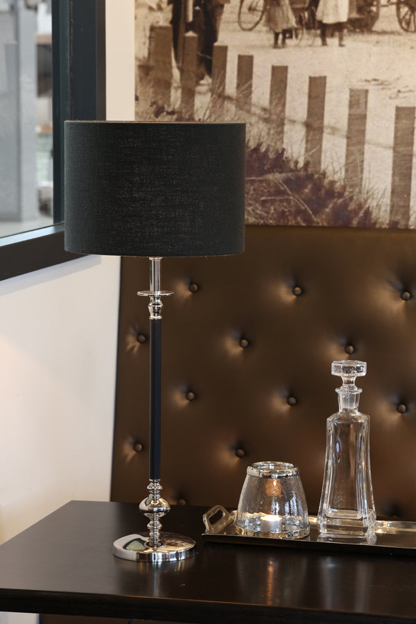 Light & Living Lighting Shade cylinder 30-30-21 cm LIVIGNO anthracite House of Isabella UK