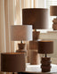 Light & Living Lighting Shade cylinder 30-30-21 cm LUBIS brown House of Isabella UK