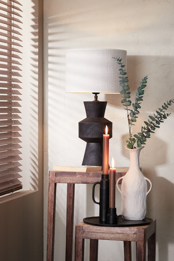 Light & Living Lighting Shade cylinder 30-30-21 cm SAVERNA egg white House of Isabella UK