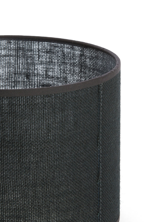 Light & Living Lighting Shade cylinder 30-30-21 cm SENDAI black House of Isabella UK