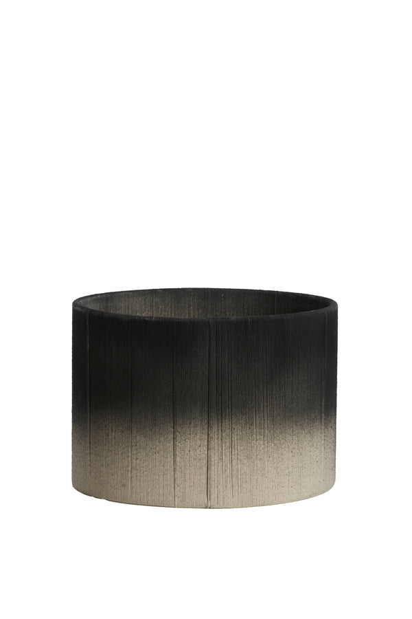 Light & Living Lighting Shade cylinder 30-30-21 cm TOSSA black-cream House of Isabella UK