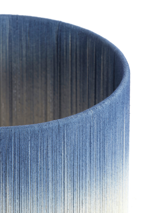 Light & Living Lighting Shade cylinder 30-30-21 cm TOSSA blue-cream House of Isabella UK