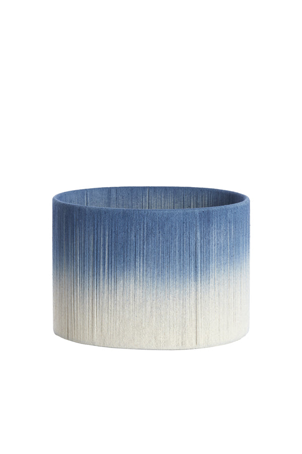 Light & Living Lighting Shade cylinder 30-30-21 cm TOSSA blue-cream House of Isabella UK