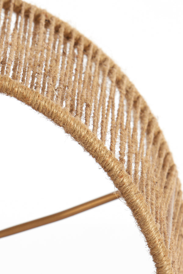 Light & Living Lighting Shade cylinder 30-30-21 cm TOSSA jute natural House of Isabella UK