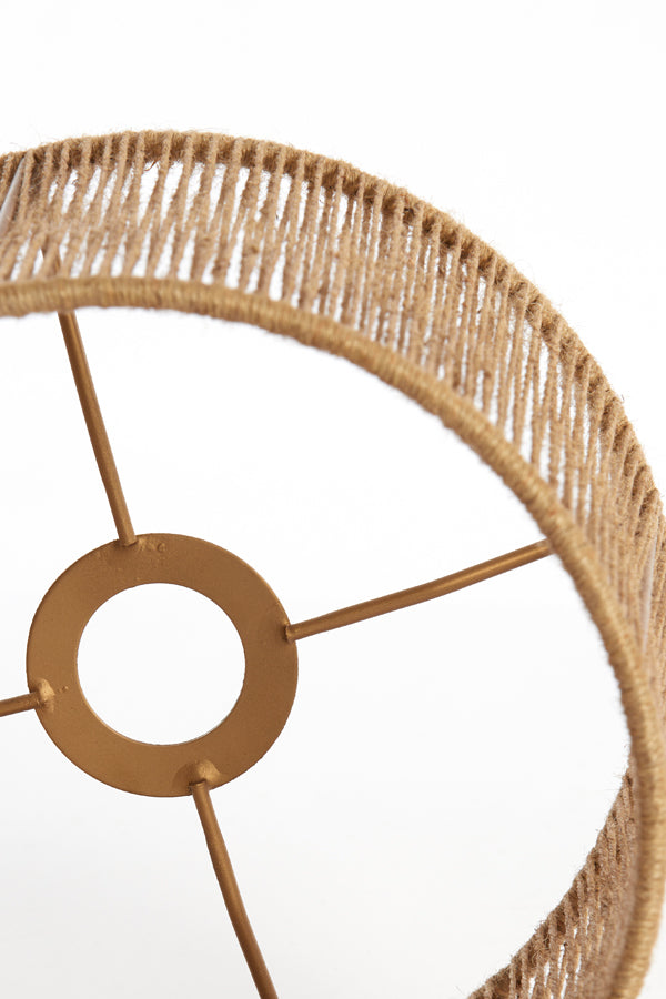 Light & Living Lighting Shade cylinder 30-30-21 cm TOSSA jute natural House of Isabella UK