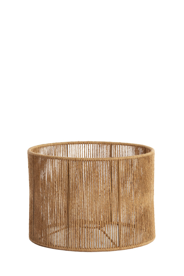 Light & Living Lighting Shade cylinder 30-30-21 cm TOSSA jute natural House of Isabella UK
