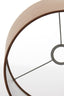 Light & Living Lighting Shade cylinder 30-30-21 cm VELOURS chocolate brown House of Isabella UK