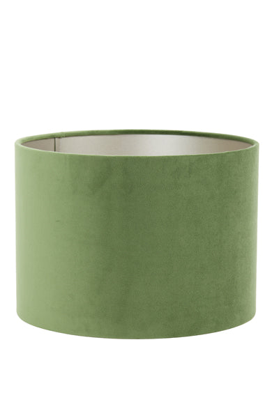 Light & Living Lighting Shade cylinder 30-30-21 cm VELOURS dusty green House of Isabella UK
