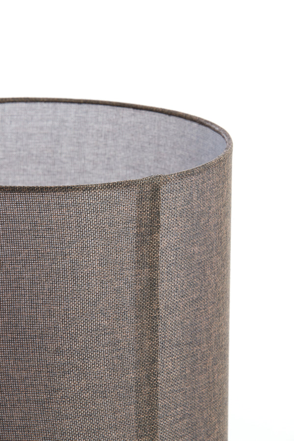 Light & Living Lighting Shade cylinder 30-30-32 cm BRANFO linen dark brown House of Isabella UK