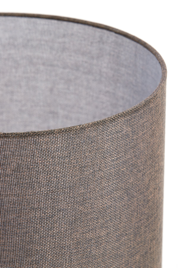 Light & Living Lighting Shade cylinder 30-30-32 cm BRANFO linen dark brown House of Isabella UK