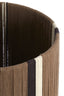 Light & Living Lighting Shade cylinder 30-30-40 cm MEDAN brown+cream+dark brown House of Isabella UK