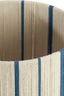 Light & Living Lighting Shade cylinder 30-30-40 cm MEDAN cream+blue House of Isabella UK