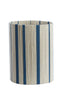 Light & Living Lighting Shade cylinder 30-30-40 cm MEDAN cream+blue House of Isabella UK