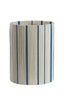Light & Living Lighting Shade cylinder 30-30-40 cm MEDAN cream+blue House of Isabella UK