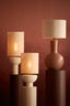 Light & Living Lighting Shade cylinder 30-30-45 cm SENDAI sand House of Isabella UK