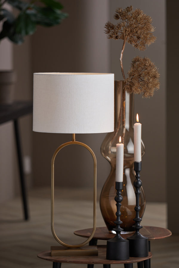 Light & Living Lighting Shade cylinder 35-35-25 cm LIVIGNO egg white House of Isabella UK