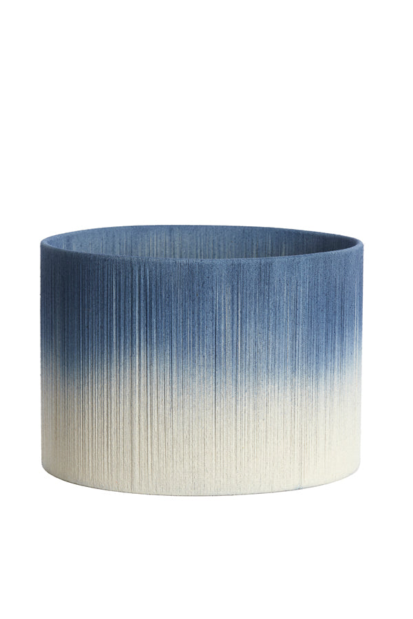 Light & Living Lighting Shade cylinder 35-35-25 cm TOSSA blue-cream House of Isabella UK