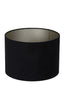 Light & Living Lighting Shade cylinder 35-35-25 cm VELOURS black-taupe House of Isabella UK