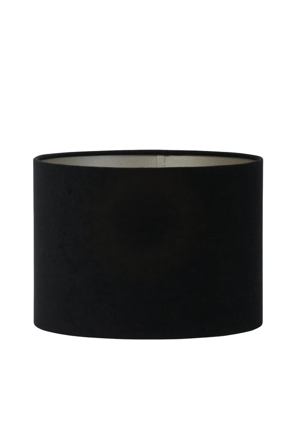 Light & Living Lighting Shade cylinder 35-35-25 cm VELOURS black-taupe House of Isabella UK