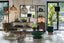 Light & Living Lighting Shade cylinder 35-35-30 cm VELOURS dutch green House of Isabella UK