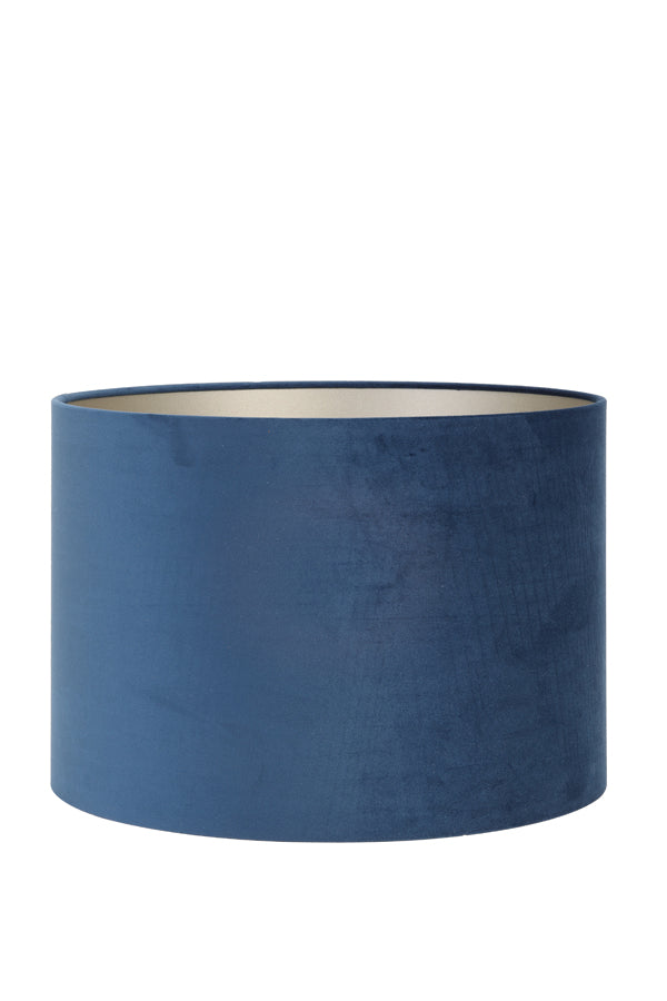 Light & Living Lighting Shade cylinder 35-35-30 cm VELOURS petrol blue House of Isabella UK
