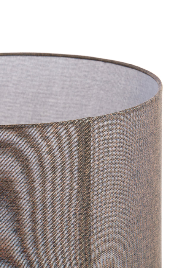 Light & Living Lighting Shade cylinder 40-40-30 cm BRANFO linen dark brown House of Isabella UK