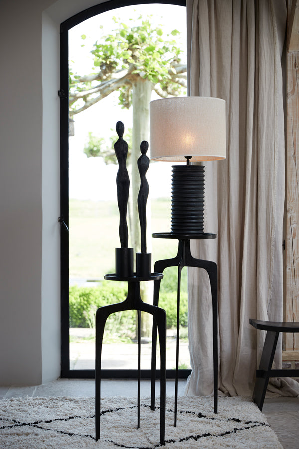 Light & Living Lighting Shade cylinder 40-40-30 cm BRESKA pearl white House of Isabella UK