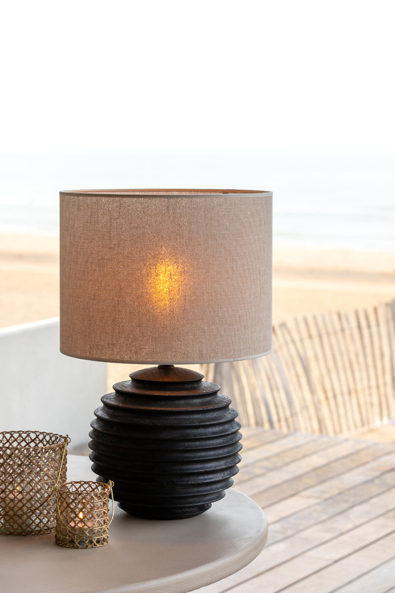 Light & Living Lighting Shade cylinder 40-40-30 cm BRESKA pearl white House of Isabella UK