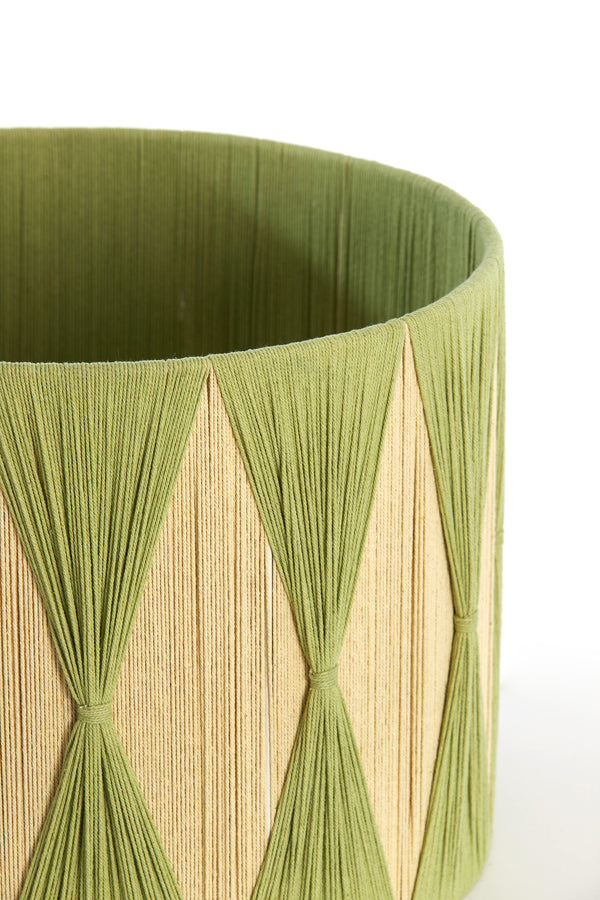 Light & Living Lighting Shade cylinder 40-40-30 cm HANNAH green+mint green House of Isabella UK