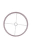 Light & Living Lighting Shade cylinder 40-40-30 cm IMANI burgundy House of Isabella UK