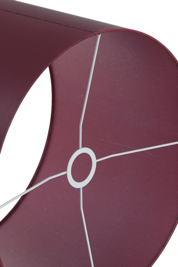 Light & Living Lighting Shade cylinder 40-40-30 cm IMANI burgundy House of Isabella UK