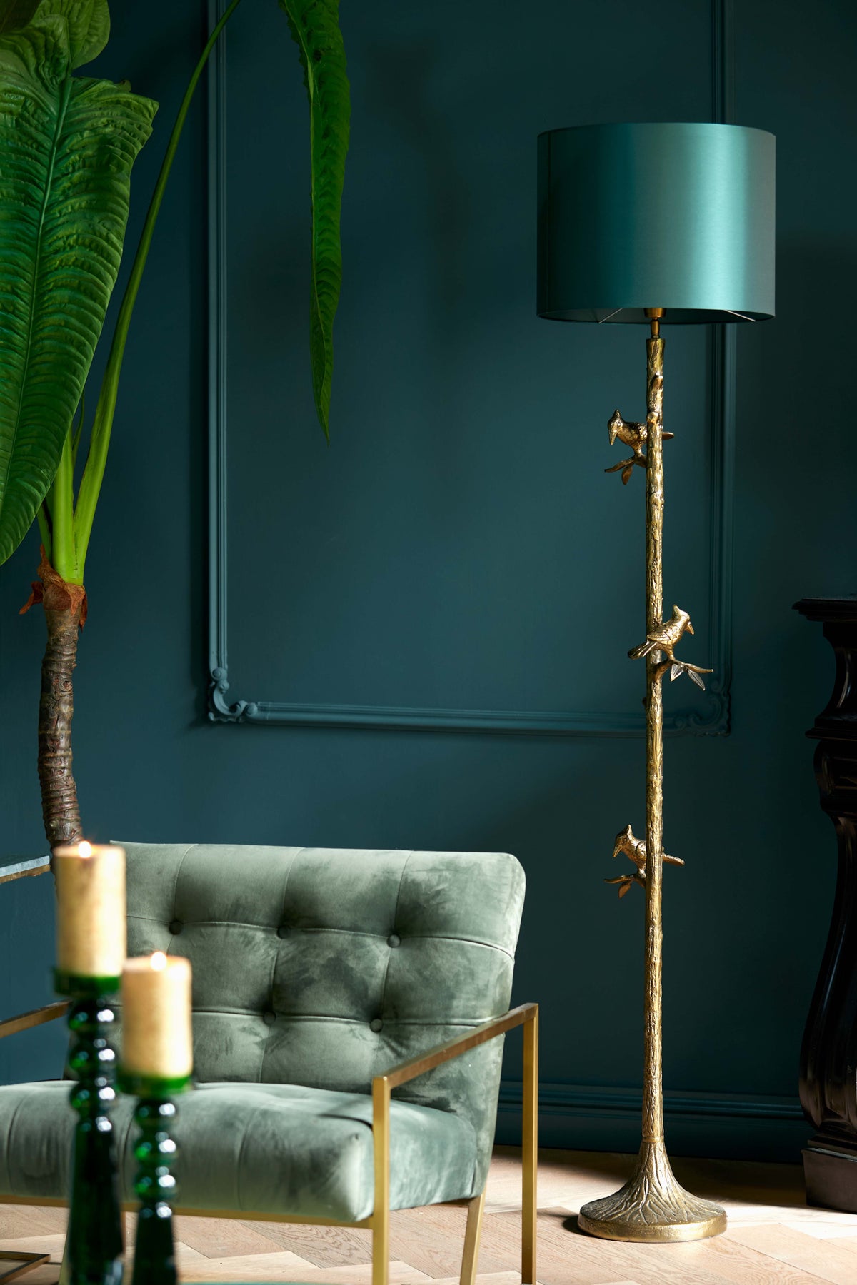 Light & Living Lighting Shade cylinder 40-40-30 cm IMANI green House of Isabella UK