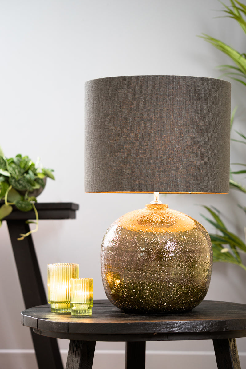 Light & Living Lighting Shade cylinder 40-40-30 cm LIVIGNO anthracite House of Isabella UK