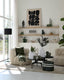 Light & Living Lighting Shade cylinder 40-40-30 cm LIVIGNO black House of Isabella UK
