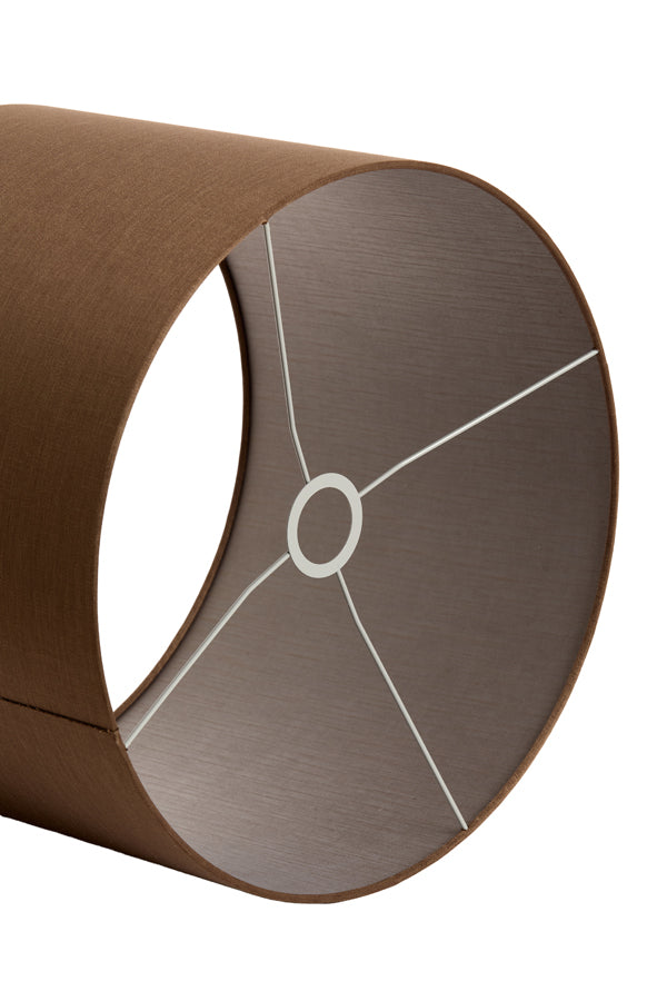 Light & Living Lighting Shade cylinder 40-40-30 cm NALA dark brown House of Isabella UK