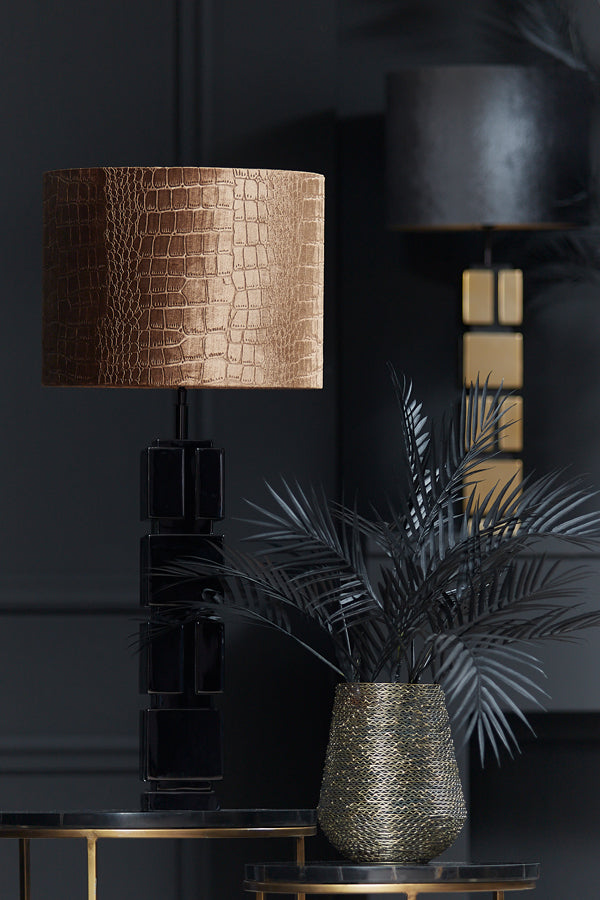 Light & Living Lighting Shade cylinder 40-40-30 cm PRAYA brown House of Isabella UK